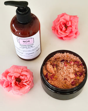 Peony Liquid Soap and Sugar Scrub