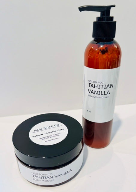 Tahitian Vanilla Shea Butter Lotion and Body Mousse