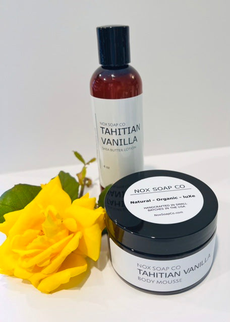 Tahitian Vanilla Shea Butter Lotion and Body Mousse